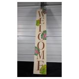 WOODEN WELCOME SIGN 48' X 8'