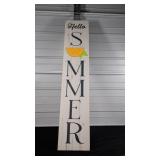 HELLO SUMMER SIGN 48' X 9'