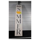 HELLO SUMMER SIGN 48' X 9'