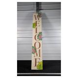 WOODEN WELCOME SIGN 48' X 8'