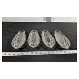 GLASS CORN ON THE COB HOLDERS