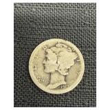 1917 Mercury Dime