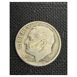 1960 Roosevelt Dime