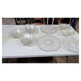 GLASS PLATTERS AND MORE