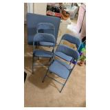 CARD TABLE AND CHAIRS