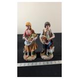 HOMCO FARMER FAMILY FIGURINES