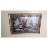 COVERED BRIDGE PRINT 38' X 26'