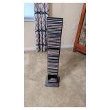 CD TOWER WITH CD'S