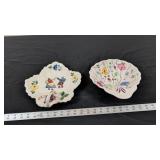 BLUE RIDGE HAND PAINTED PLATES DAMAGED