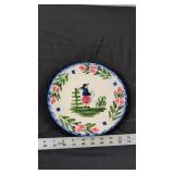 BLUE RIDGE HAND PAINTED PLATE