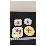BLUE RIDGE HAND PAINTED PLATES