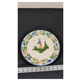 BLUE RIDGE HAND PAINTED PLATE