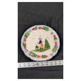 BLUE RIDGE HAND PAINTED PLATE