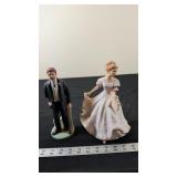 HOMCO BRIDE AND GROOM FIGURINES