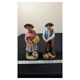 HOMCO FARMER FAMILY FIGURINES
