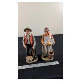 HOMCO FARMER FAMILY FIGURINES