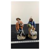 HOMCO FARMER FAMILY FIGURINES