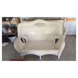WICKER LOVE SEAT