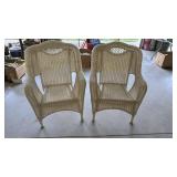 WICKER PATIO CHAIRS