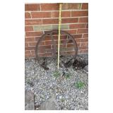 CAST IRON WHEEL DAMAGED