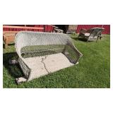 WICKER PORCH SWING