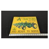JOHN DEERE METAL SIGN