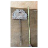 CAST IRON GARDEN SIGN