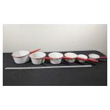 ENAMELWARE SAUCEPANS