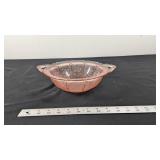 PINK DEPRESSION GLASS BOWL