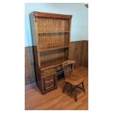 DESK AND CHAIR 78' TALL X 40' X 18'