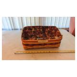 AMERICAN TRADITIONS COVERED BRIDGE BASKET
