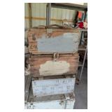 WOODEN STORAGE CRATES
