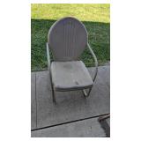 METAL PATIO CHAIR