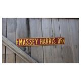 MASSEY HARRIS STREET SIGN