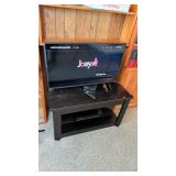 40' VIZIO TV AND ENTERTAINMENT CENTER