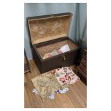 CHEST WITH CONTENTS