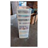 PLASTIC ORGANIZER WITH CONTENTS