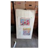 DIMENSIONAL CHRISTMAS BACKGROUND DISPLAY