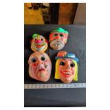 VINTAGE HALLOWEEN MASKS