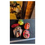 VINTAGE HALLOWEEN MASKS