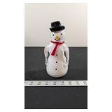 GLASS SNOWMAN