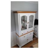 CHINA CABINET 78' TALL X 40' X 18' NO CONTENTS