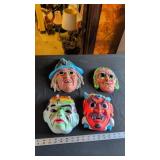 VINTAGE HALLOWEEN MASKS