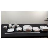 MIKASA SILK FLOWERS DISH SET
