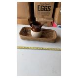 PITCHER AND LONGABERGER BASKET
