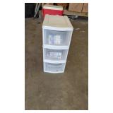 STORAGE CABINET WITH CONTENTS