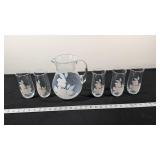 PITCHER AND GLASSES