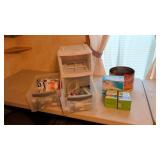 STORAGE CABINET WITH CONTENTS