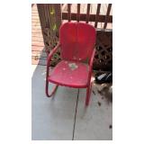 METAL PATIO CHAIR