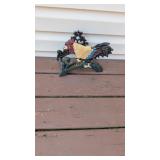 CAST IRON CHICKEN HOSE HOLDER